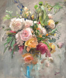 Midsummer Enchantment (60x70cm) - Danish Gallery - Moderne, abstrakte malerier. Online galleri med original, unik kunst til din bolig. 