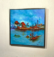 My journey through time (70x70cm)