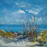 Morning atmosphere (30x30cm) - Danish Gallery - Moderne, abstrakte malerier. Online galleri med original, unik kunst til din bolig. 