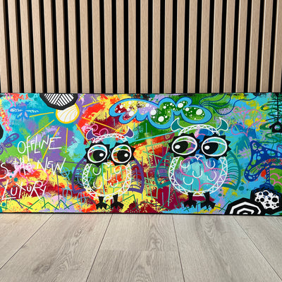 Offline is the new luxury (120x40cm)