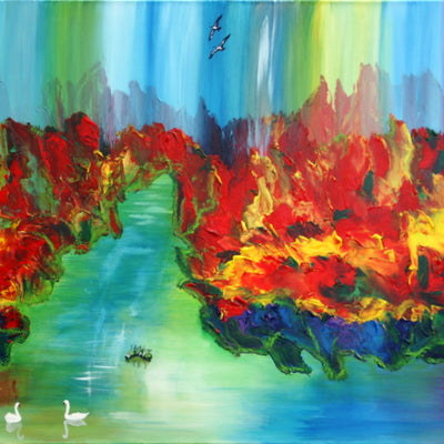 Around the falls (180x110cm)