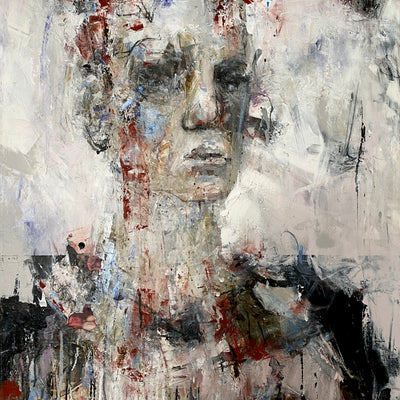 Like a deer in headlights (70x90cm)