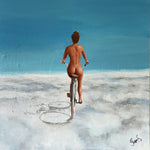 Riding on clouds (80x80cm)