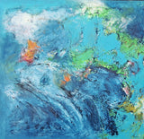 River (140x70cm) - Danish Gallery - Moderne, abstrakte malerier. Online galleri med original, unik kunst til din bolig. 