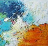 River (140x70cm) - Danish Gallery - Moderne, abstrakte malerier. Online galleri med original, unik kunst til din bolig. 
