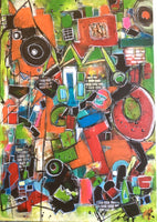 When the city tells nr. 16 (50x70cm)