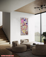 The lady with the golden touch (50x120cm)