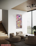The lady with the golden touch (50x120cm)