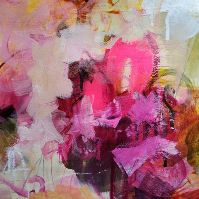 Hindbærsnitten II (25x25cm)