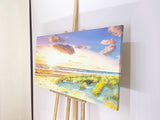 A colorful evening (120x60cm)