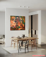 Incognito party (90x90cm)