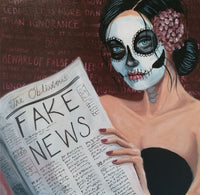 Fake news (60x60cm)