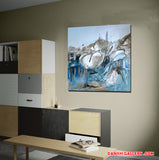 Shoots forward (80x80cm)