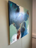 Blue Oceans (80x80cm)