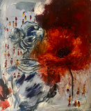 Presence (80x100cm) - Danish Gallery - Moderne, abstrakte malerier. Online galleri med original, unik kunst til din bolig. 