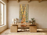 Bamboos (50x120cm) - Danish Gallery - Moderne, abstrakte malerier. Online galleri med original, unik kunst til din bolig. 