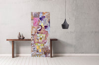 The lady with the golden touch (50x120cm)