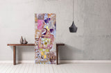 The lady with the golden touch (50x120cm)