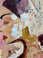 The lady with the golden touch (50x120cm)