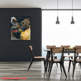 Where the gaze rests (50x60cm)