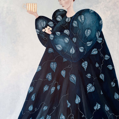 The lady (90x120cm)