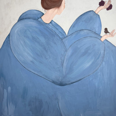 I'll give you flowers and freedom (90x120cm)