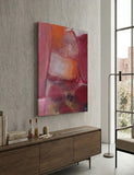Psychosis 0700 (80x100cm) - Danish Gallery - Moderne, abstrakte malerier. Online galleri med original, unik kunst til din bolig. 