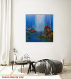 Bright nights (90x90cm)