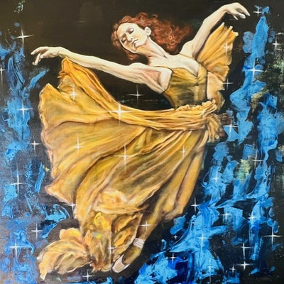 Spin i dans (100x100cm)