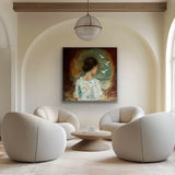 Silence speaks (100x100cm)