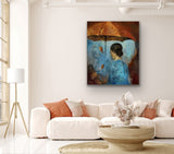 Dancing leaves (100x120cm)