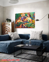 One passion for 3 (100x73cm)