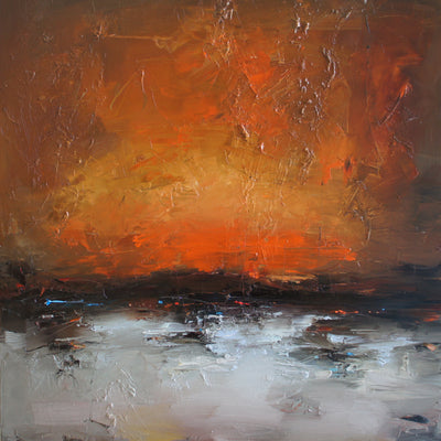 Rusten solnedgang (80x100cm)