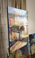 Shadowed terrace (50x70cm)