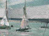 Boats on the pier (65x50cm)