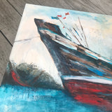 The Fishing Boat (80x80cm)