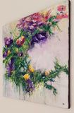 Flower in wreath (50x50cm)