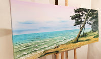 The calm of the sea (160x60cm)