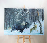 Winter story (150x100cm)