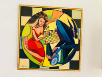 Circle of life in chess (50x50cm)