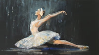 The swan's levitation (35x20cm)