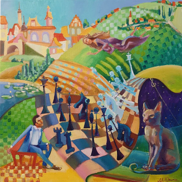 Fairy chess (60x60cm)