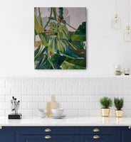 Bananaflower by the house wall II (50x60cm)