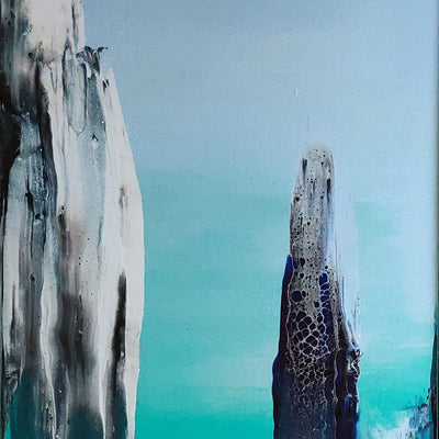 Blå 19 (40x90cm)