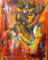 The little tow trumpet (40x50cm)