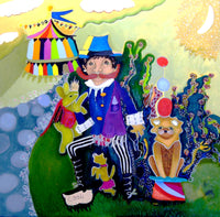 Circus news (100x100cm)