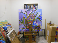 The wish tree (100x100cm)