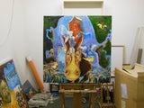 The donkey (100x100cm)