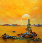 Dreaming back (90x90cm)