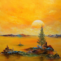 Dreaming back (90x90cm)